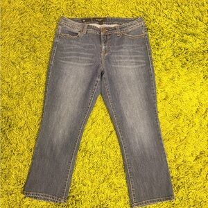 Nine West Women's Bootcut Jeans in Mid Blue Wash